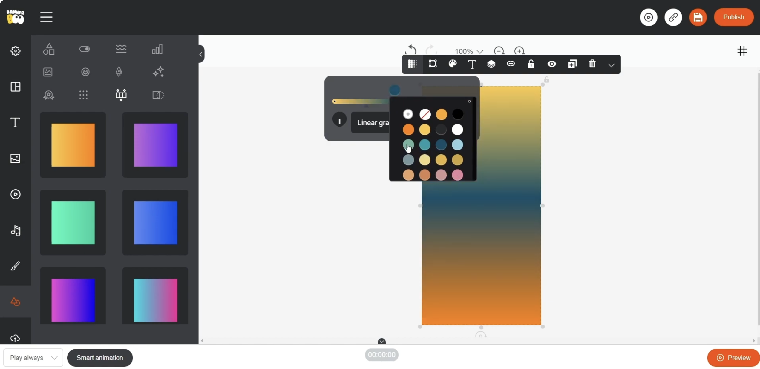 add gradient